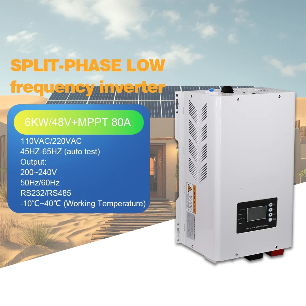Off Grid Solar Inverter 48V 6000W - 6000W 순수 정현파 태양광 인버터 48V