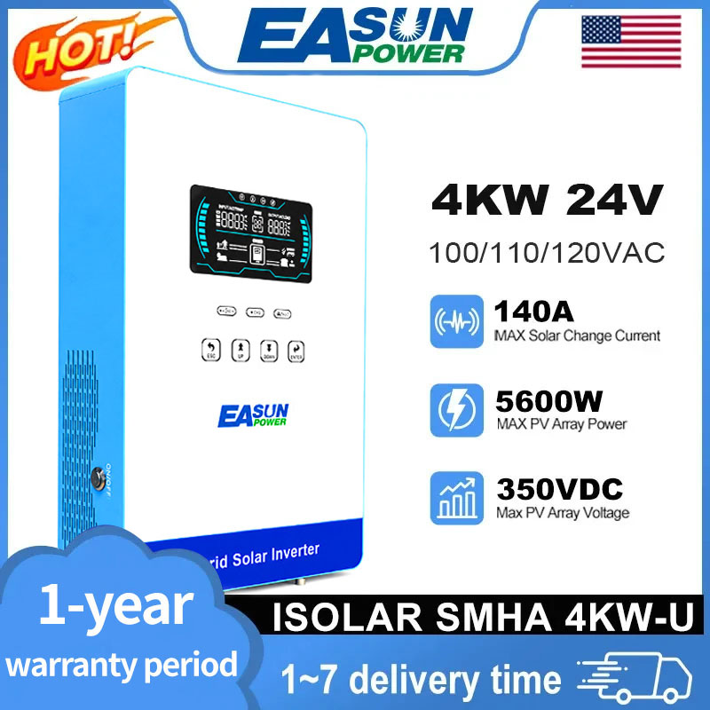 Grid Tie Inverter Limiter 2000W - EASUN POWER 4000W 110V 오프그리드 하이브리드