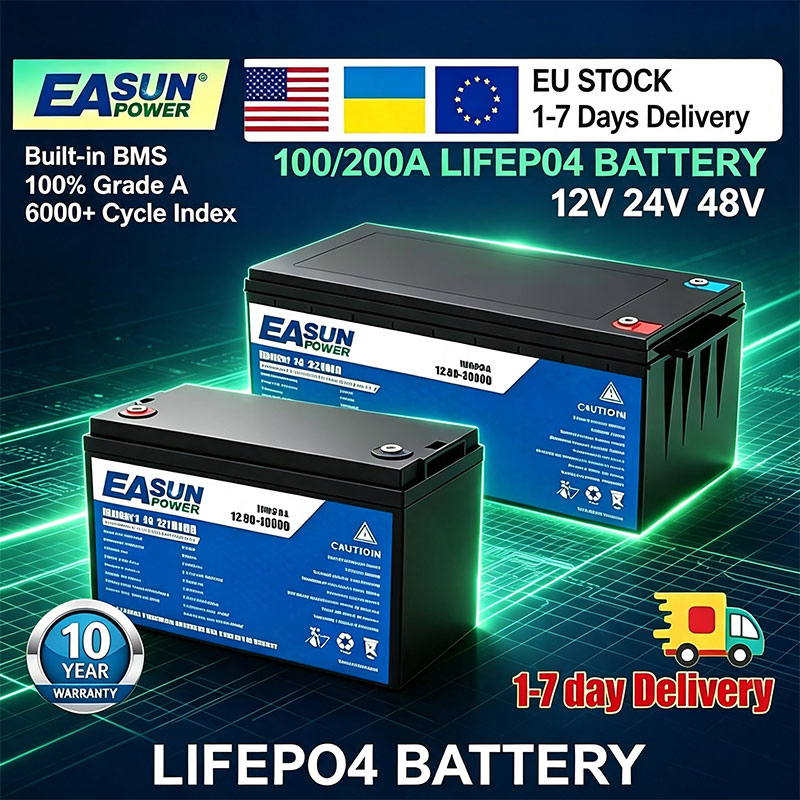 EASUN POWER LiFePO4 배터리 100Ah  - Grid Tie Inverter Limiter 2000W 리뷰 및 가격
