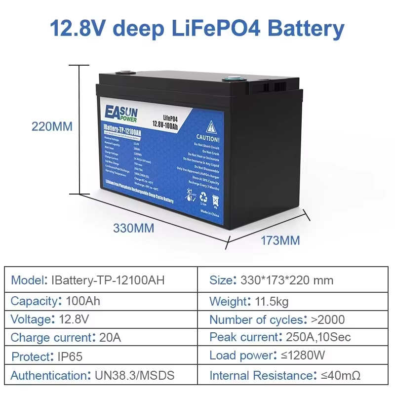 EASUN POWER LiFePO4 배터리 100Ah  - Grid Tie Inverter Limiter 2000W 리뷰 및 가격
