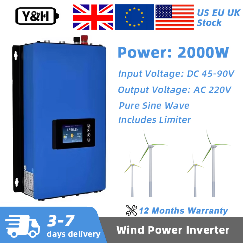 Y&H 2000W MPPT 풍력 발전 온그리드 타이 인 - Grid Tie Inverter Limiter 2000W 리뷰 및 가격