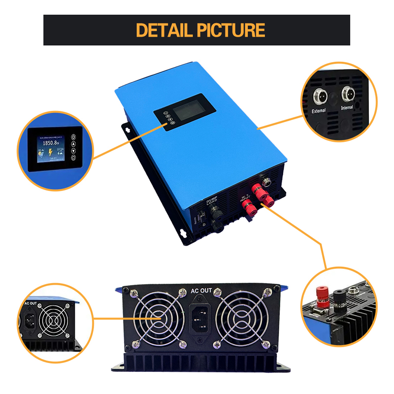 1000W 2000W 풍력 그리드 타이 인버터 리미터/ - Grid Tie Inverter Limiter 2000W 리뷰 및 가격