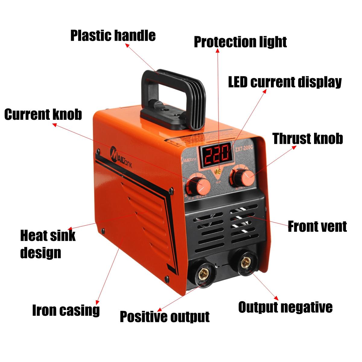 ZX7-200C 휴대용 IGBT 인버터 MMA 아크 용 - Inverter Welding Machine Igbt 300A 리뷰 및 가격
